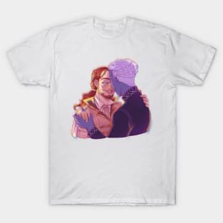 Shadowgast slow dance on white T-Shirt